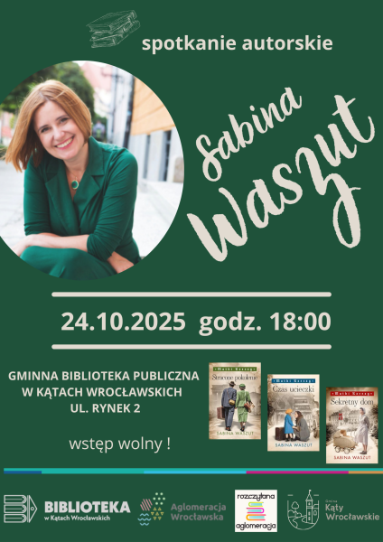 Spotkanie autorskie z SABINĄ WASZUT 
